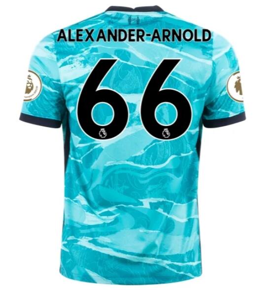 Liverpool Away Kit Soccer Jersey TRENT ALEXANDER-ARNOLD #66 2020/21